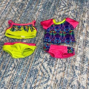Cute American girl doll swim outfit!